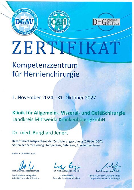 Kompetenzzentrum für Hernienchirurgie